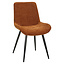Eetkamerstoel Vic velvet oker