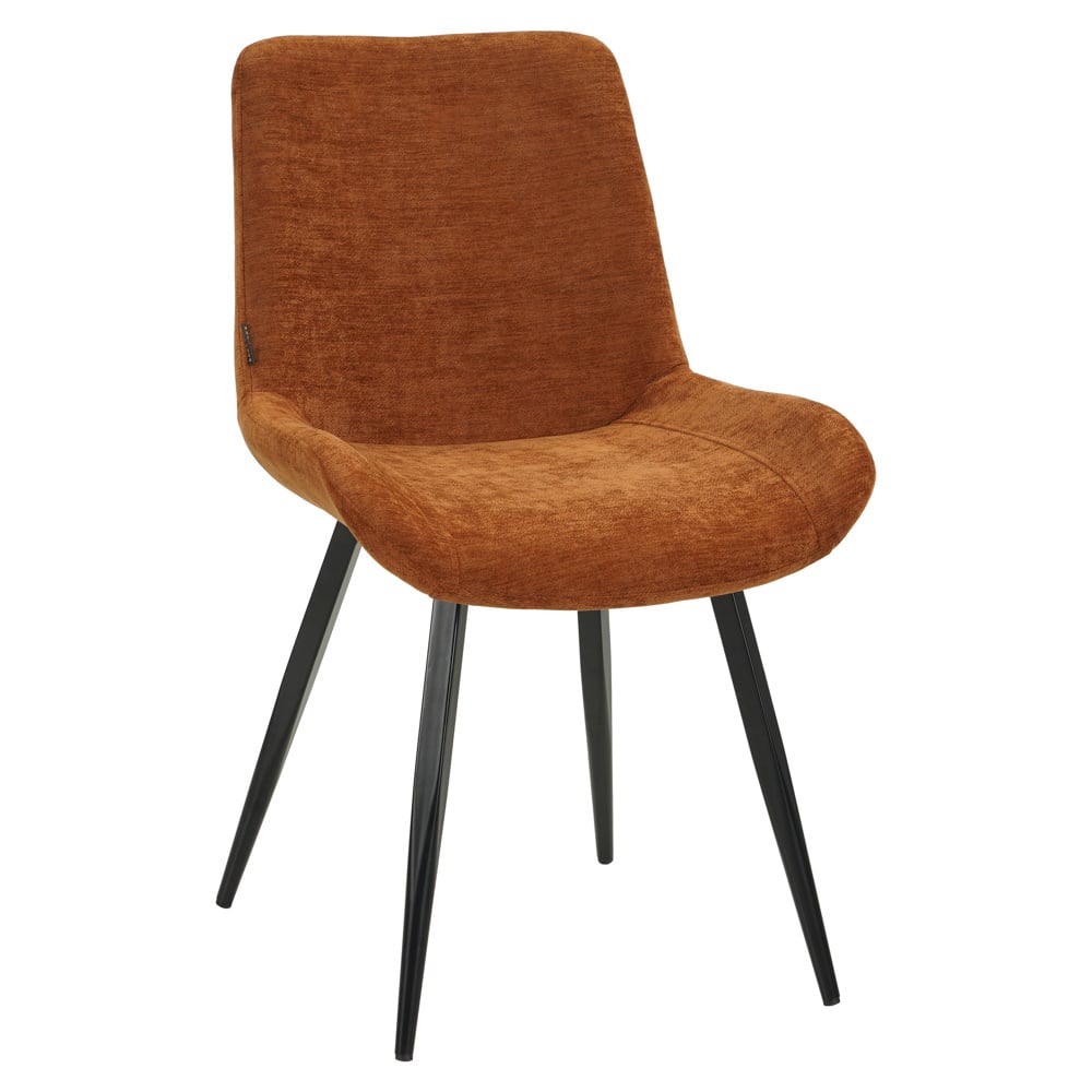 Eetkamerstoel Vic velvet oker