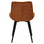 Eetkamerstoel Vic velvet oker
