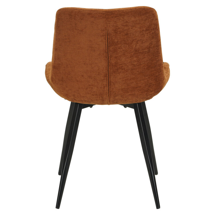 Eetkamerstoel Vic velvet oker