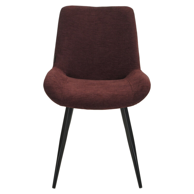 Eetkamerstoel Vic velvet paars