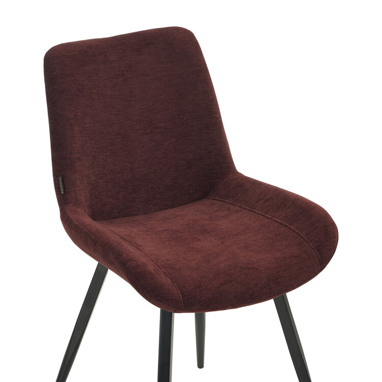 Eetkamerstoel Vic velvet paars
