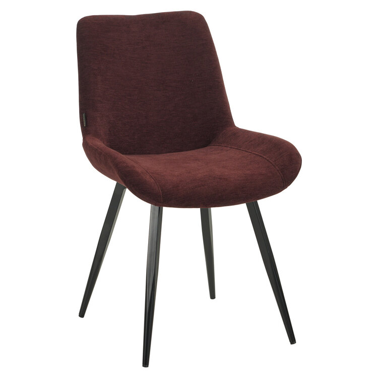 Eetkamerstoel Vic velvet paars