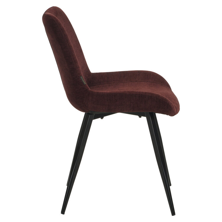 Eetkamerstoel Vic velvet paars