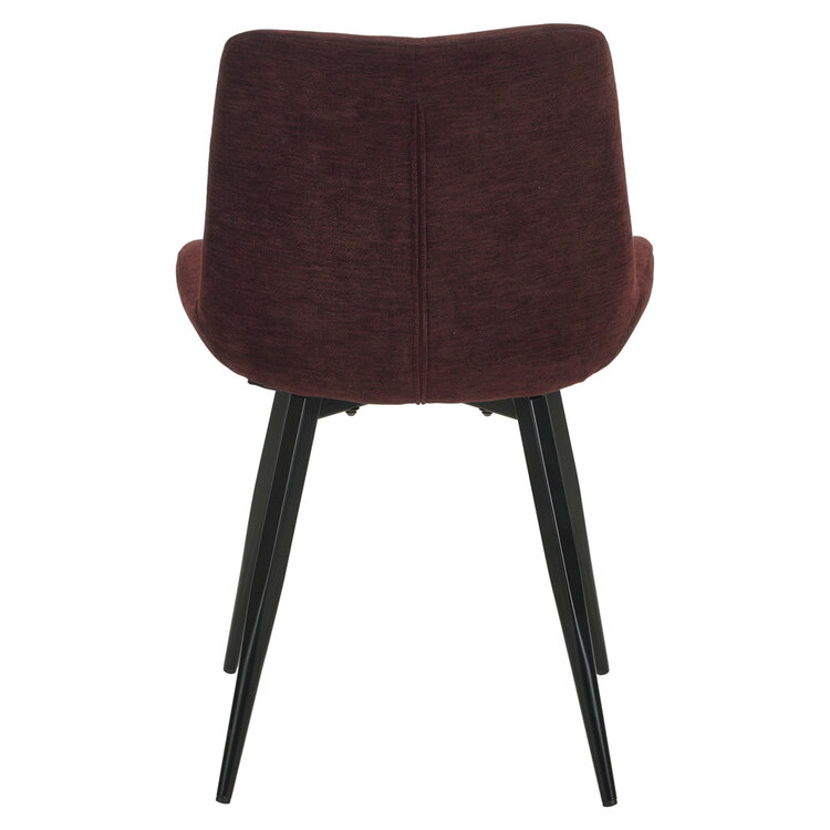 Eetkamerstoel Vic velvet paars