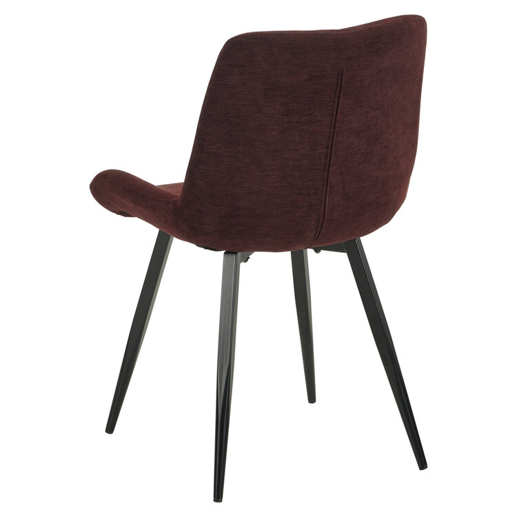 Eetkamerstoel Vic velvet paars