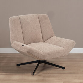 Fauteuil Mara draaibaar velvet beige
