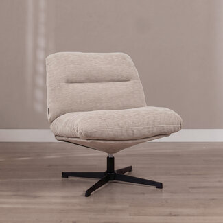 Fauteuil Sara draaibaar velvet beige