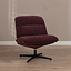 Fauteuil Sara draaibaar velvet paars