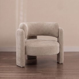Fauteuil Jolie velvet beige