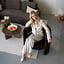 Fauteuil Jolie velvet bruin