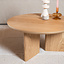 Salontafel Aya ø68 cm blank eiken