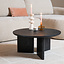 Salontafel Aya ø68 cm zwart