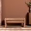 Eetkamerbank Neil bouclé terracotta 100 cm