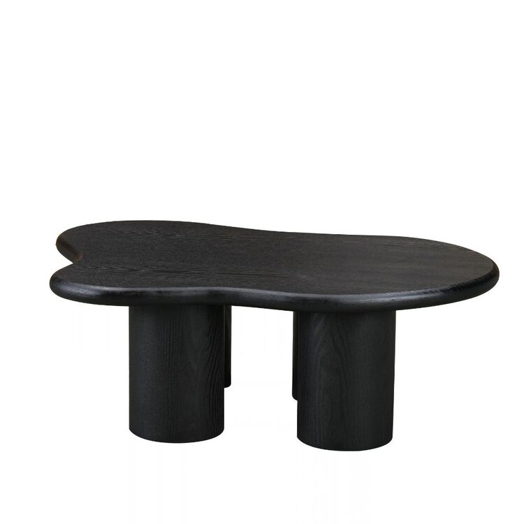 Salontafel Alma organisch zwart eiken