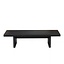 Salontafel Jersey 120x50 cm zwart eiken