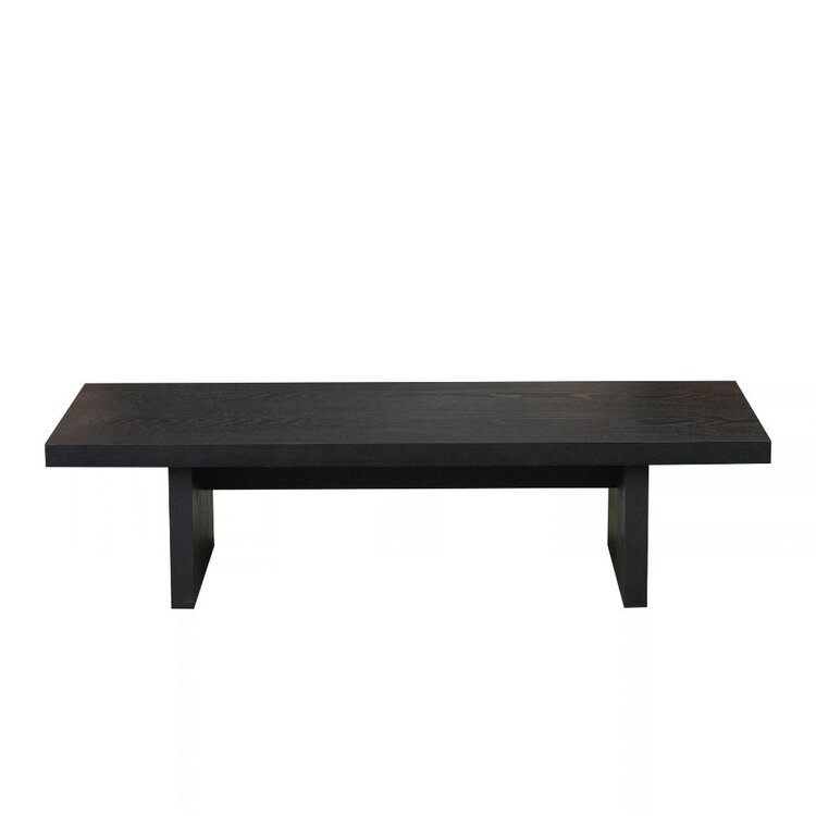 Salontafel Jersey 120x50 cm zwart eiken
