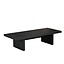 Salontafel Jersey 120x50 cm zwart eiken