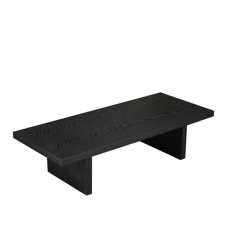 Salontafel Jersey 120x50 cm zwart eiken