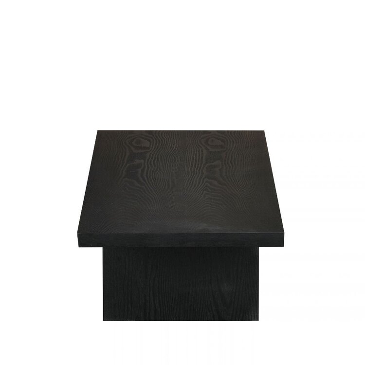 Salontafel Jersey 120x50 cm zwart eiken