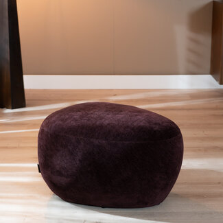 Poef Fenna velvet paars