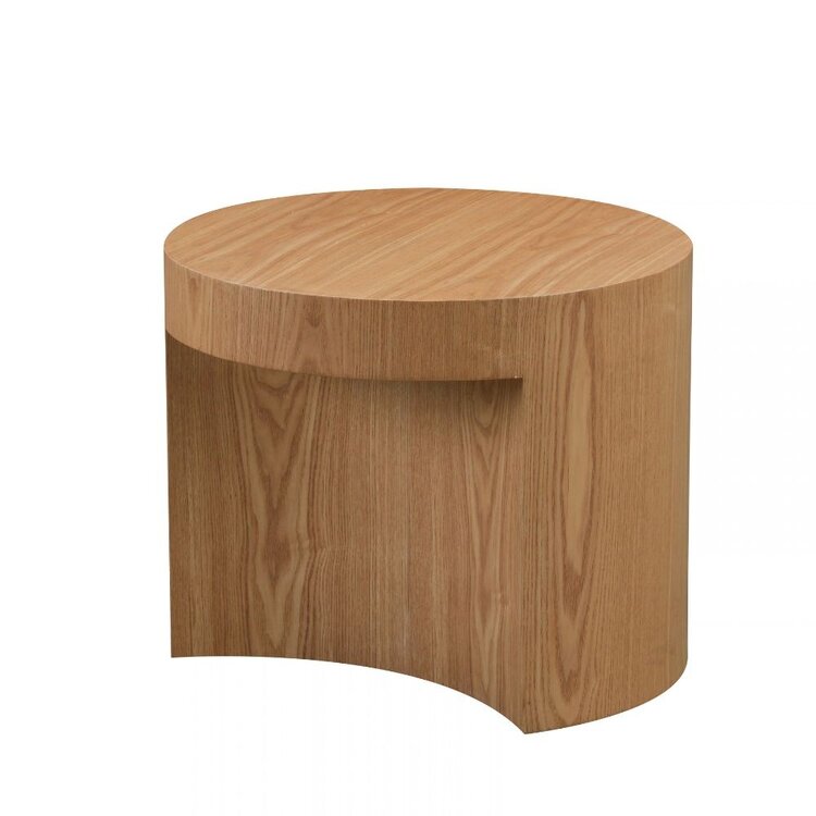 Salontafel set Ontario Ø55 en Ø80 cm blank eiken