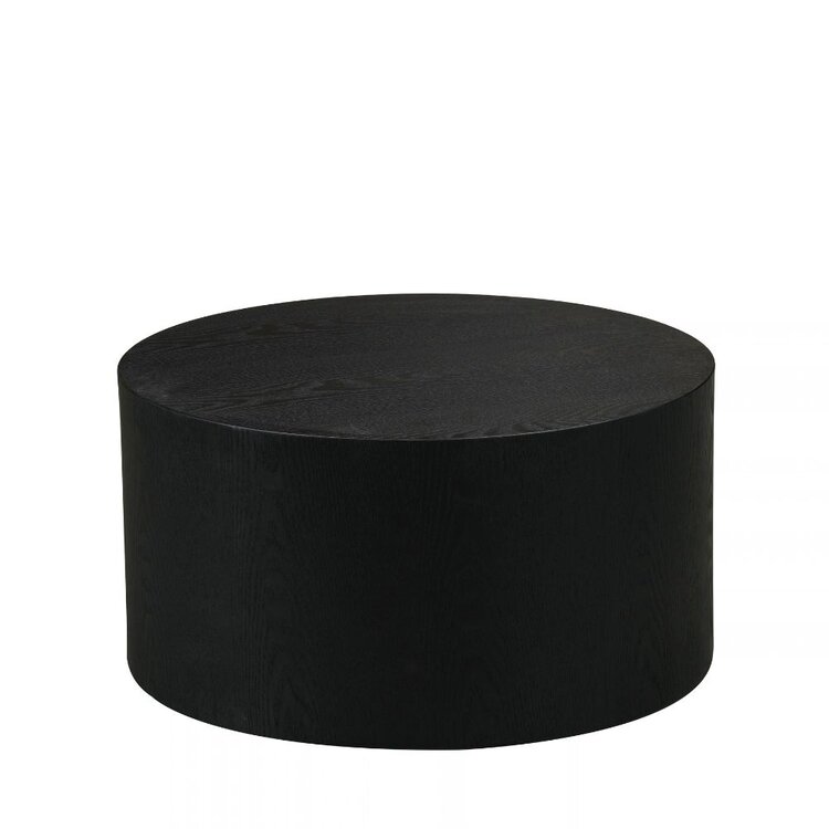 Salontafel set Ontario Ø55 en Ø80 cm zwart