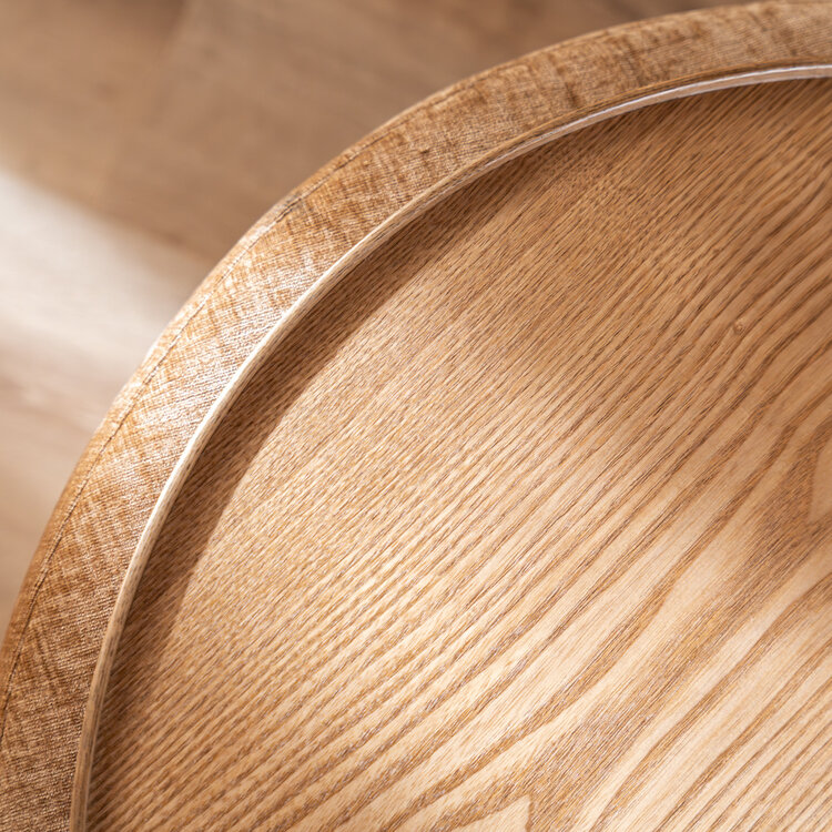 Dienblad Helena rond ø89 cm blank eiken