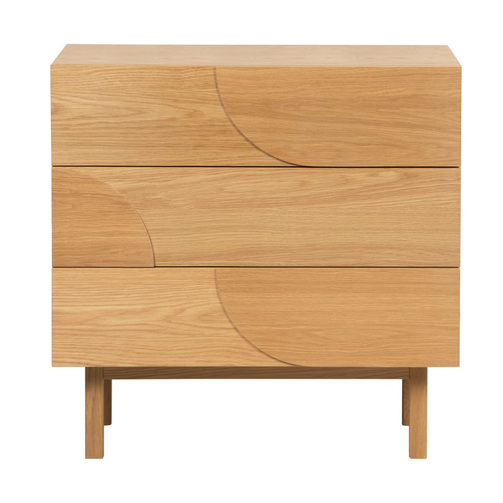 Ladekast Mats blank eiken 80 x 80 cm