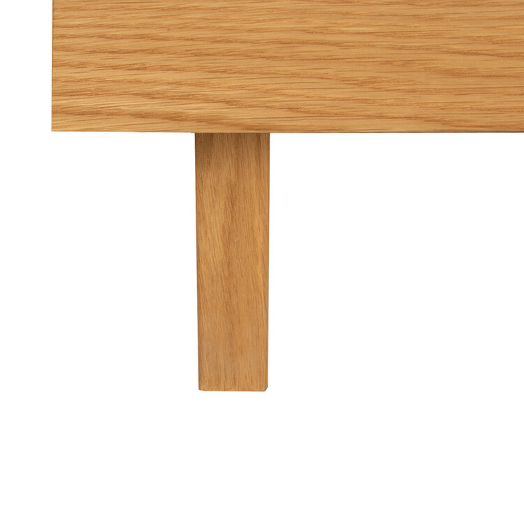 Ladekast Mats blank eiken 80 x 80 cm