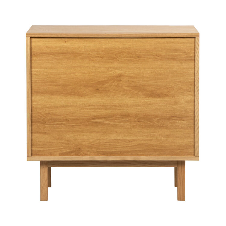 Ladekast Mats blank eiken 80 x 80 cm