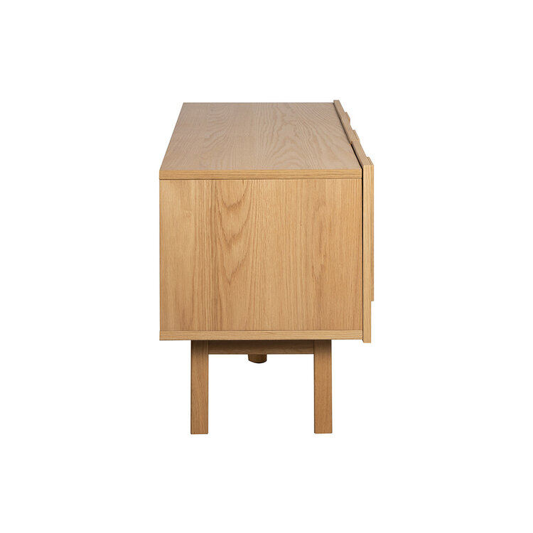 TV-meubel Mats blank eiken 160 cm