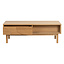 Salontafel Mats blank eiken 120 x 40 cm