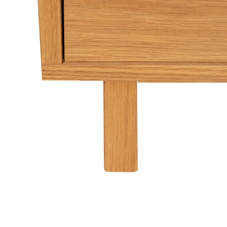 Salontafel Mats blank eiken 120 x 40 cm