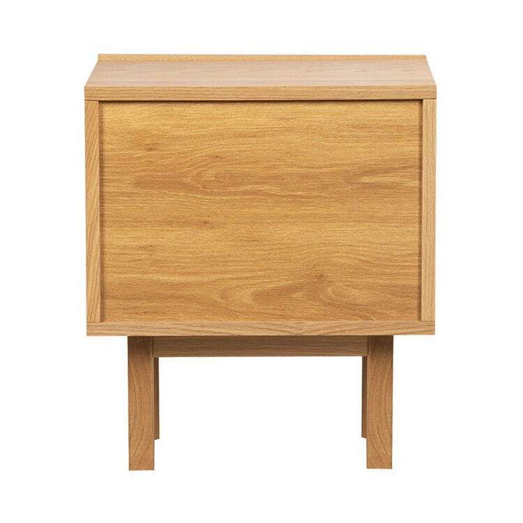 Bijzettafel Mats blank eiken 48 x 55 cm
