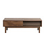Salontafel Mats rustiek eiken 120 x 40 cm