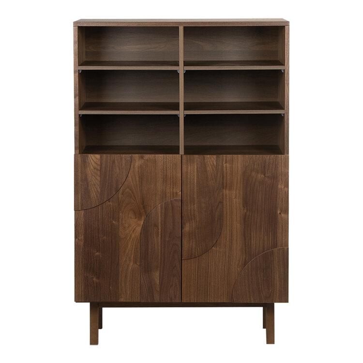 Wandkast Mats rustiek eiken 90 x 140 cm
