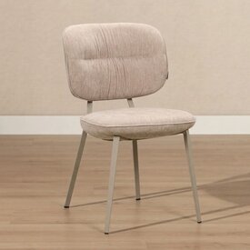 Eetkamerstoel Rosa velvet beige