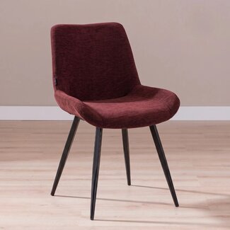 Eetkamerstoel Vic velvet paars