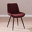 Eetkamerstoel Vic velvet paars
