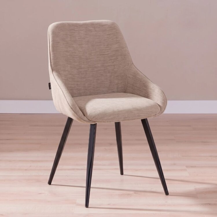 Eetkamerstoel Lynn velvet beige