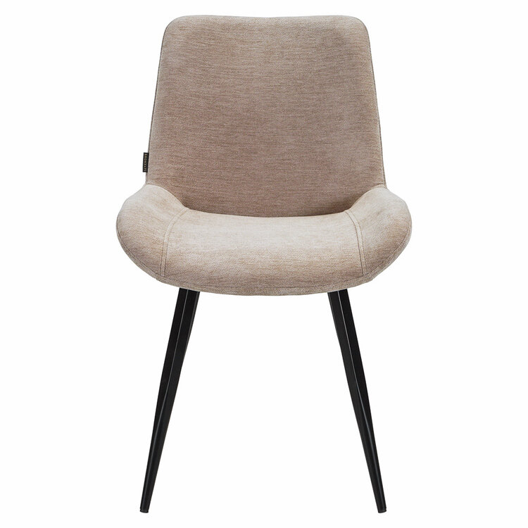 Eetkamerstoel Vic velvet beige
