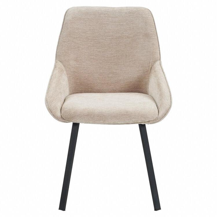 Eetkamerstoel Lynn velvet beige