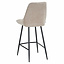 Barkruk Lynn velvet beige 71 cm