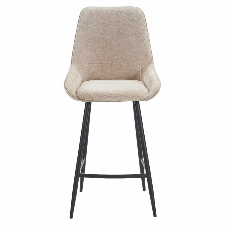 Barkruk Lynn velvet beige 71 cm
