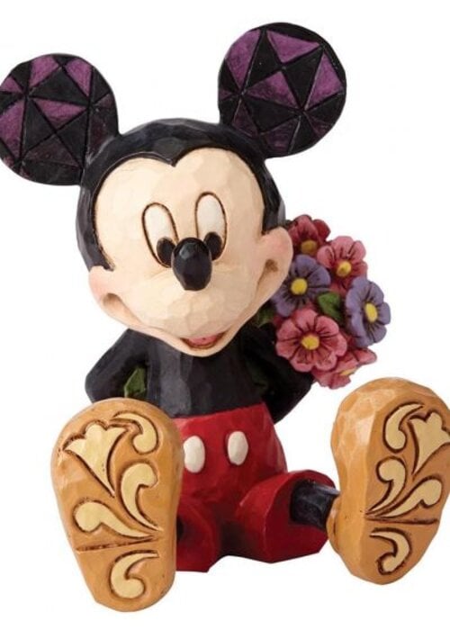 Disney Traditions Mickey Mouse with Flowers Mini - Disney Traditions