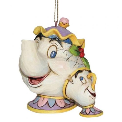 Mrs Potts & Chip Hanging Ornament - Disney Traditions 