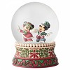 Splendid Skaters (Victorian Mickey & Minnie Mouse Waterball) - Disney Traditions