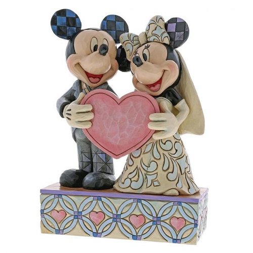 Two Souls, One Heart (Mickey Mouse & Minnie Mouse) - Disney Traditions 