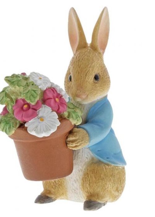 Beatrix Potter Peter Rabbit Brings Flowers - Beatrix Potter